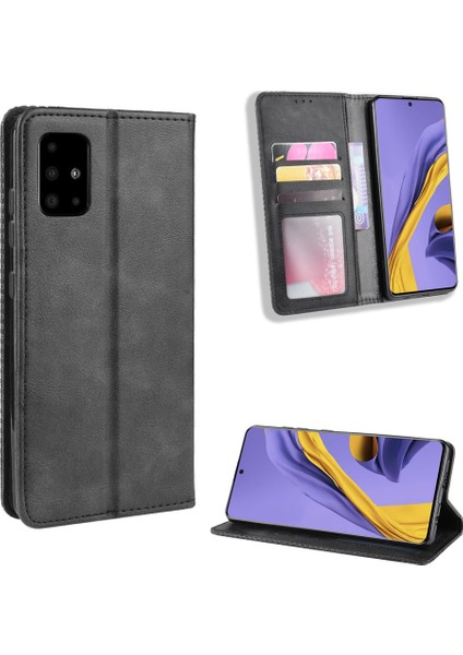 Samsung Galaxy S20 Ultra Için Retro Mıknatıs Pu Deri Hücre Muhafazası (Yurt Dışından)