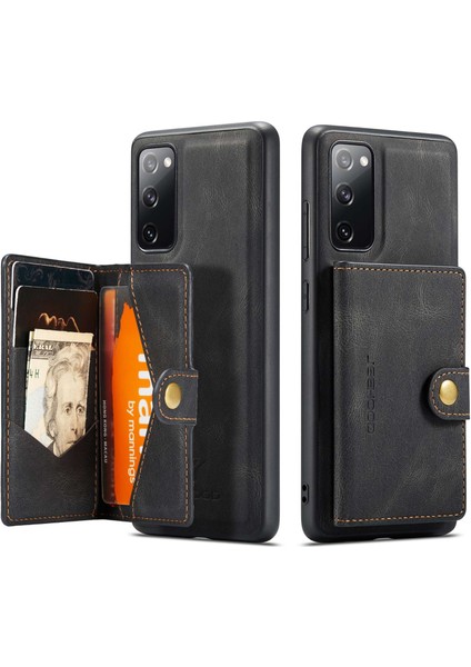 Samsung Galaxy S20 Fe 2022/S20 Fe 4G/S20 Fe 5G/S20 Lite Cüzdan Kickstand Kapak Çıkarılabilir 2 Arada Pu Deri Kaplamalı Tpu Telefon Kılıfı (Yurt Dışından)