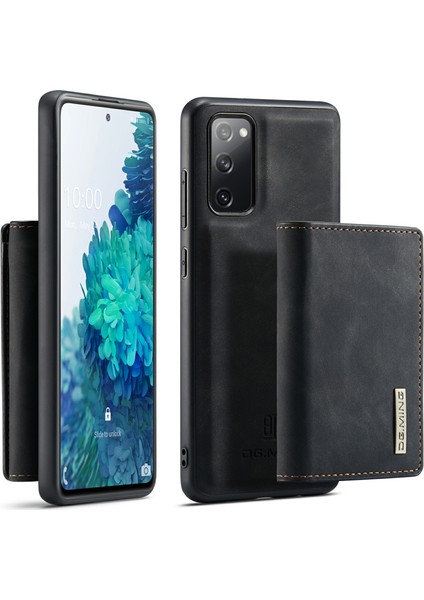 Dg.ming M1 Serisi Manyetik Üç Katlı Cüzdan + Samsung Galaxy S20 Fe 2022/S20 Fe 4G/S20 Fe 5G/S20 Lite Için Kickstand ile Deri Kaplamalı Hibrit Kapak Kabuğu (Yurt Dışından)