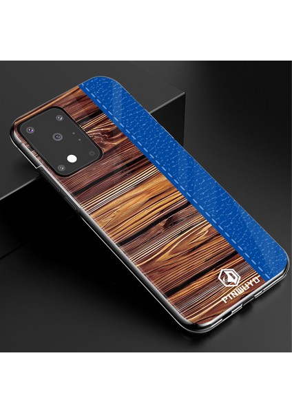 Pinwuyo Pin Dun Serisi Ahşap Tahıl Birleştirme Sabit Pc Telefon Geri Koruyucu Samsung Galaxy S20 Ultra (Yurt Dışından) fırsatları