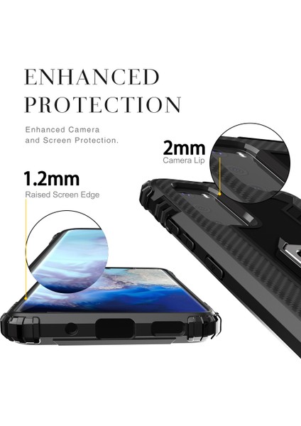 Samsung Galaxy S20 4G/S20 5g Için Parmak Yüzüğü Kickstand Yerleşik Manyetik Metal Sac Tpu Kasası (Yurt Dışından) fırsatları