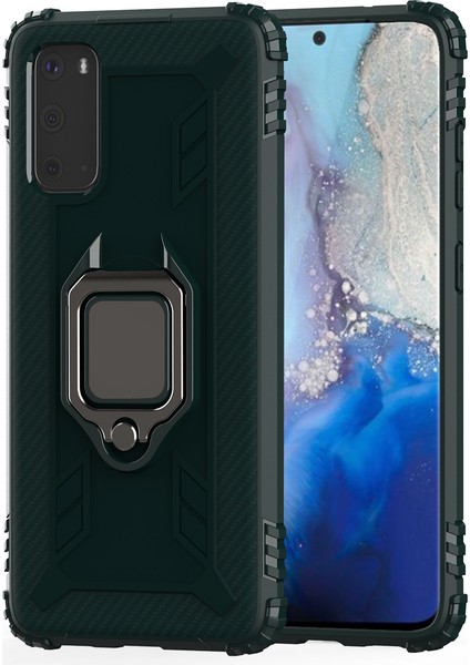 Samsung Galaxy S20 Ultra Için Parmak Yüzüğü Kickstand Tpu Arka Kabuk [yerleşik Manyetik Metal Sac] Kasa (Yurt Dışından) fiyatları