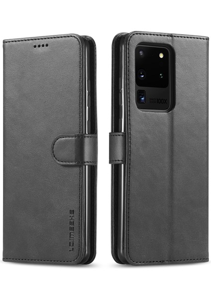 Samsung Galaxy S20 Ultra Için Lc.ımaeke Cüzdan Deri Stand Kılıfı (Yurt Dışından)