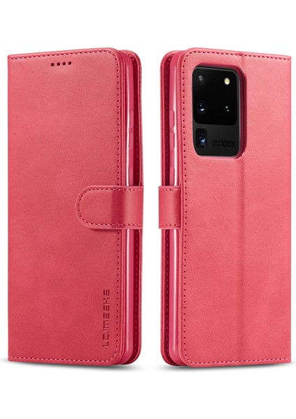 Samsung Galaxy S20 Ultra Için Lc.ımaeke Cüzdan Deri Stand Kılıfı (Yurt Dışından)