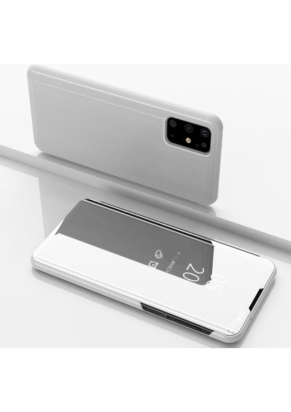 Samsung Galaxy S20 Için Pencere Dikey Aynasını Görüntüle Plus Deri Telefon Kılıfı (Yurt Dışından)