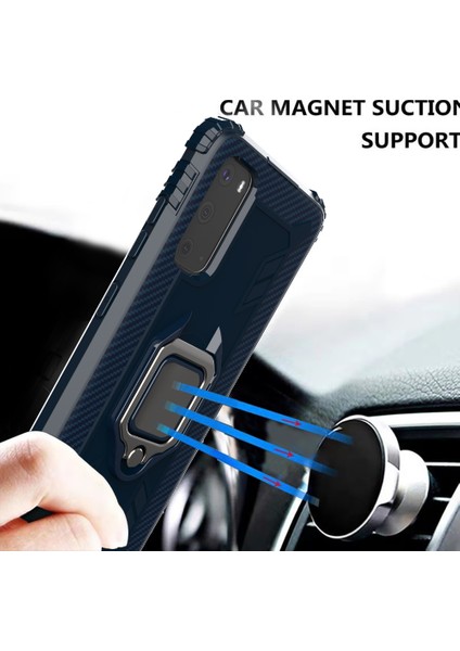 Samsung Galaxy S20 4G/S20 5g Için Parmak Yüzüğü Kickstand Yerleşik Manyetik Metal Sac Tpu Kasası (Yurt Dışından) indirimleri
