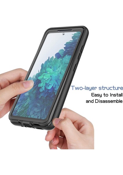Samsung Galaxy S20 Fe 2022/S20 Fe 4G/S20 Fe 5G/S20 Lite Için Ultra Clear Pet Ekran Koruyucu ile Tam Kapsama Hibrit Koruyucu Kılıf (Yurt Dışından)