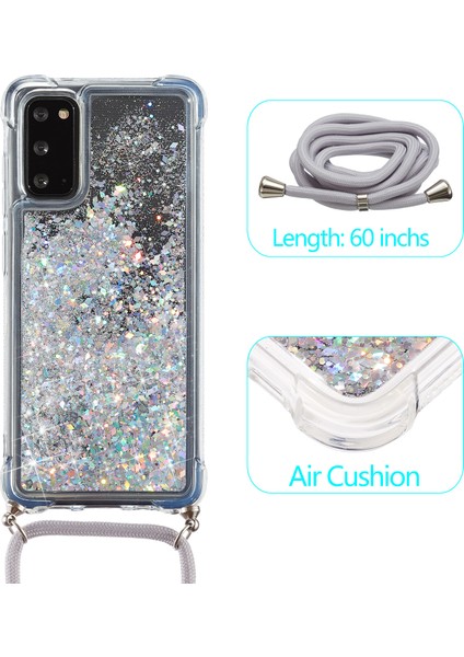 Samsung Galaxy S20 4G/S20 5g Için Glitter Powder Quicksand ve Tpu Geri Kılıf (Yurt Dışından) fiyatları