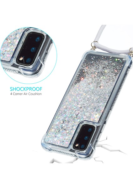 Samsung Galaxy S20 4G/S20 5g Için Glitter Powder Quicksand ve Tpu Geri Kılıf (Yurt Dışından) fırsatları