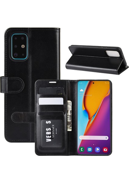 Samsung Galaxy S20 Plus Için Crazy Horse Derisi Deri Telefon Kapağı (Yurt Dışından)