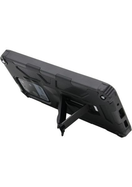Samsung Galaxy S20 Ultra Için Manyetik Metal Sayfası ile Kickstand Armor Dropproof Pc Tpu Hibrit Kabuk (Yurt Dışından) fiyatları