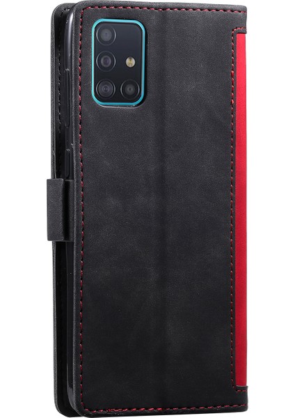 Samsung Galaxy S20 FE/S20 Fan EDITION/S20 Fe 5G/S20 Fan Edition 5G/S20 LITE/S20 Fe 2022 Vintage Ekleme Stili Stand Deri Kapak Kılıfı (Yurt Dışından)