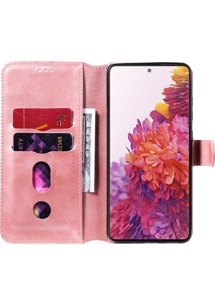 Cüzdan + Stand Classic Style Flip Deri Telefon Kılıfı Samsung Galaxy S20 Fe 4G/5G/2022/S20 Lite (Yurt Dışından)