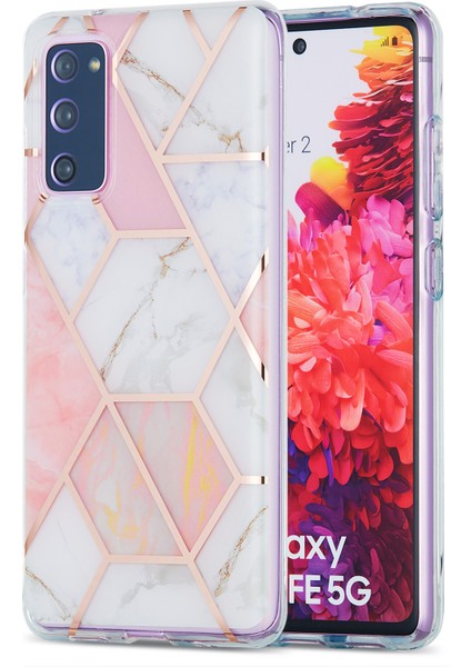 Iml Imd Mermer Deseni 2.0mm Tpu Telefon Kapağı Kılıfı Samsung Galaxy S20 Fe 4g/fe 5G/S20 LITE/S20 Fe 2022 (Yurt Dışından)