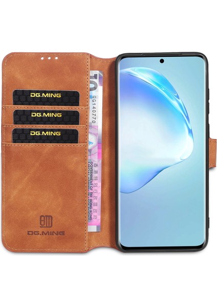 Samsung Galaxy S20 Ultra Için Deri Cüzdan Kılıfı ile Dg.ming Retro (Yurt Dışından)