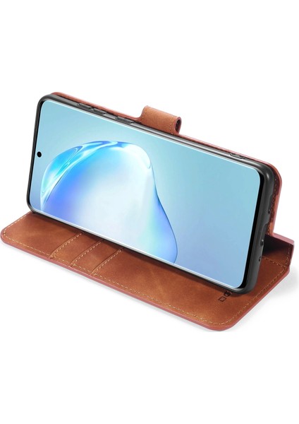Samsung Galaxy S20 Ultra Için Deri Cüzdan Kılıfı ile Dg.ming Retro (Yurt Dışından)