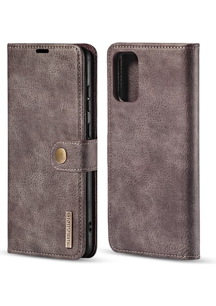 Dg.ming Samsung Galaxy S20 PLUS/S20 Plus 5g Cüzdan Telefon Kılıfı Çıkarılabilir 2 Arada 1 Deri Kabuk Şok Geçirmez Flip Koruyucu Kapak (Yurt Dışından)