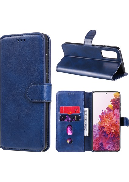 Cüzdan + Stand Classic Style Flip Deri Telefon Kılıfı Samsung Galaxy S20 Fe 4G/5G/2022/S20 Lite (Yurt Dışından)