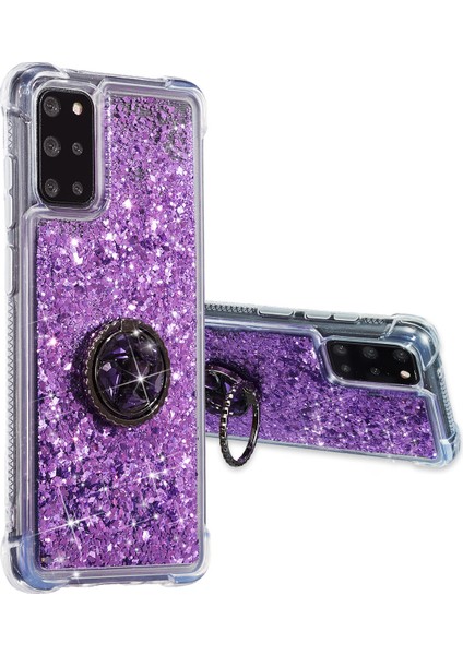 Samsung Galaxy S20 FE/S20 Fan EDITION/S20 Fe 5G/S20 Fan Edition 5G/S20 LITE/S20 Fe 2022 Glitter Powder Quicksand Tpu Kapak Kickstand Case (Yurt Dışından)