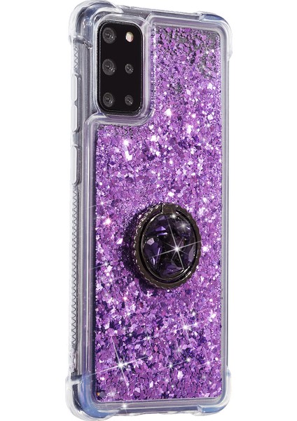 Samsung Galaxy S20 FE/S20 Fan EDITION/S20 Fe 5G/S20 Fan Edition 5G/S20 LITE/S20 Fe 2022 Glitter Powder Quicksand Tpu Kapak Kickstand Case (Yurt Dışından)