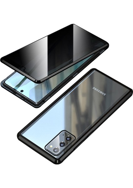 Anti-Peep Manyetik Kurulum Metal Çerçevesi + Samsung Galaxy S20 Fe/fan EDITION/S20 Fe 5g/fan Edition 5G/S20 LITE/S20 Fe 2022 Için Temperli Cam Hibrit Kılıf (Yurt Dışından)