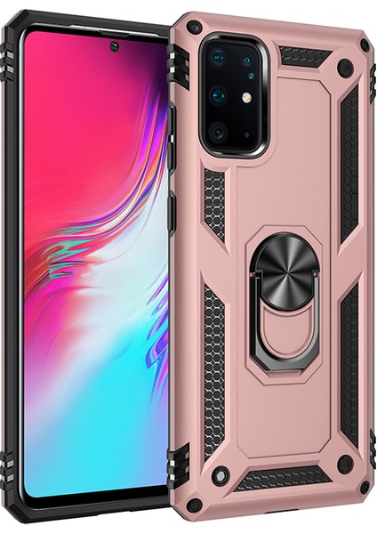 Hibrid Pc Tpu Kickstand Armor Telefon Koruyucu Muhafaza Samsung Galaxy S20 PLUS/S20 Plus 5g Için (Yurt Dışından)