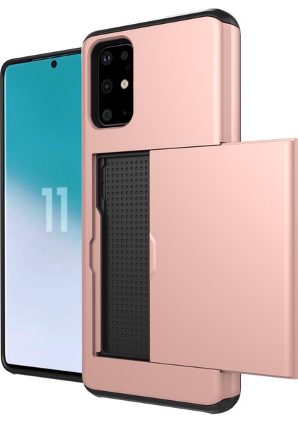 Samsung Galaxy S20 Plus Için Kart Yuvası Pc + Tpu Hibrit Koruyucu Kılıf (Yurt Dışından) fırsatları