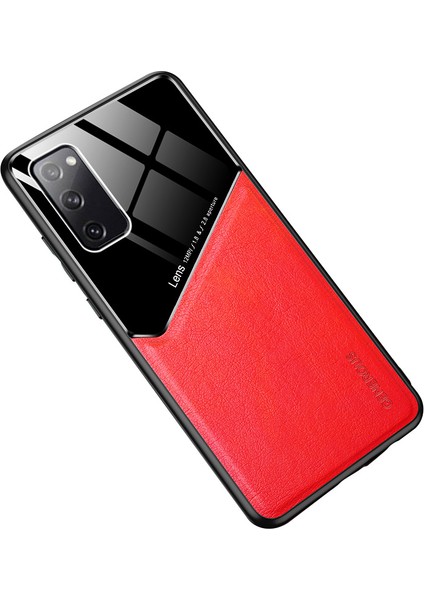 Samsung Galaxy S20 FE/S20 Fan EDITION/S20 Fe 5G/S20 Fan Edition 5G/S20 LITE/S20 Fe 2022 Deri Deri Cam Pc Tpu Hibrit Kılıf Dahili Manyetik Metal Sayfası (Yurt Dışından)