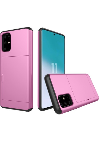 Samsung Galaxy S20 4G/S20 5g Için Kart Yuvası Pc + Tpu Hibrit Telefon Kılıfı (Yurt Dışından)