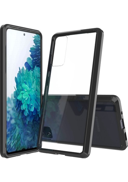 Samsung Galaxy S20 Fe 4G/5G/S20 LITE/S20 Fe 2022 Çizgi Anti-Çizelge Absorpsiyonu Kristal Berraklığında Akrilik + Tpu Hibrid (Yurt Dışından)