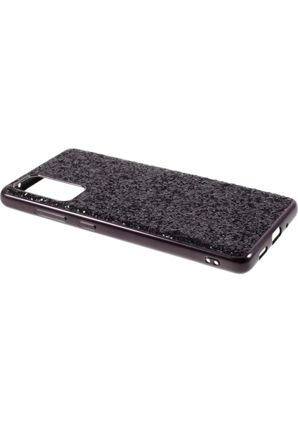 Samsung Galaxy S20 Fe 4G/5G/S20 LITE/S20 Fe 2022 Işıltılı Payetler Tasarımı Tpu Frame + Pc Hibrit Kabuk Kılıfı (Yurt Dışından)