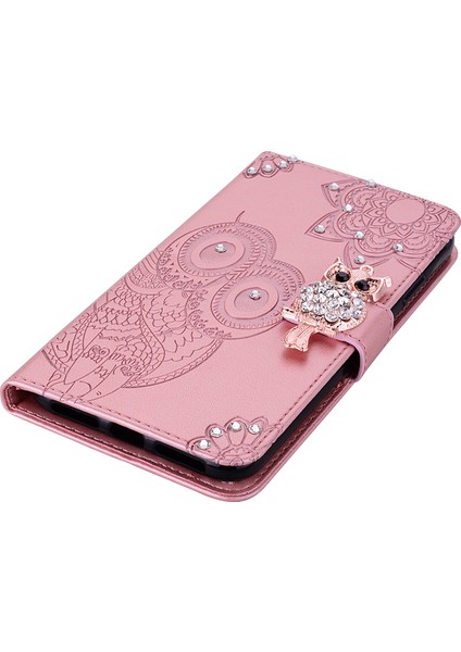 Samsung Galaxy S20 FE/S20 Fan EDITION/S20 Fe 5G/S20 Fan Edition 5G/S20 LITE/S20 Fe 2022 Rhinestone Dekorasyon Baskı Deri Kabuk Cüzdan Stand Telefon Kapağı (Yurt Dışından)