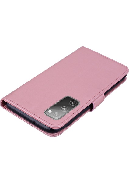 Samsung Galaxy S20 FE/S20 Fan EDITION/S20 Fe 5G/S20 Fan Edition 5G/S20 LITE/S20 Fe 2022 Rhinestone Dekorasyon Baskı Deri Kabuk Cüzdan Stand Telefon Kapağı (Yurt Dışından)