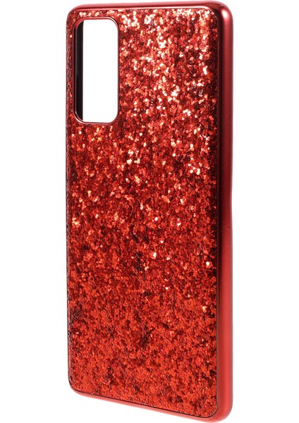 Samsung Galaxy S20 Fe 4G/5G/S20 LITE/S20 Fe 2022 Işıltılı Payetler Tasarımı Tpu Frame + Pc Hibrit Kabuk Kılıfı (Yurt Dışından)