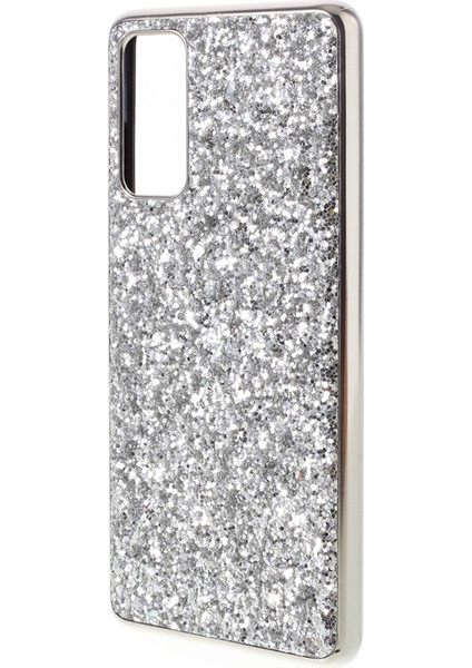 Samsung Galaxy S20 Fe 4G/5G/S20 LITE/S20 Fe 2022 Işıltılı Payetler Tasarımı Tpu Frame + Pc Hibrit Kabuk Kılıfı (Yurt Dışından)