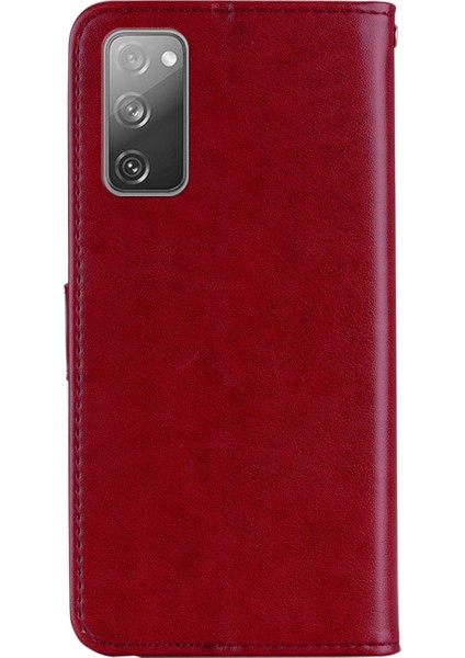 Samsung Galaxy S20 FE/S20 Fan EDITION/S20 Fe 5G/S20 Fan Edition 5G/S20 LITE/S20 Fe 2022 Rhinestone Dekorasyon Baskı Deri Kabuk Cüzdan Stand Telefon Kapağı (Yurt Dışından)
