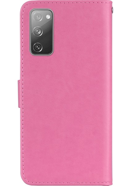 Samsung Galaxy S20 FE/S20 Fan EDITION/S20 Fe 5G/S20 Fan Edition 5G/S20 LITE/S20 Fe 2022 Rhinestone Dekorasyon Baskı Deri Kabuk Cüzdan Stand Telefon Kapağı (Yurt Dışından)
