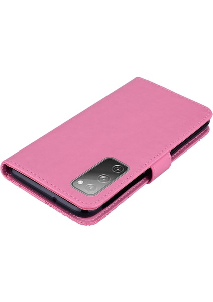 Samsung Galaxy S20 FE/S20 Fan EDITION/S20 Fe 5G/S20 Fan Edition 5G/S20 LITE/S20 Fe 2022 Rhinestone Dekorasyon Baskı Deri Kabuk Cüzdan Stand Telefon Kapağı (Yurt Dışından)