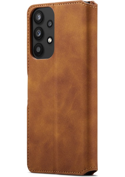 Samsung Galaxy A33 5g Retro Tarzı Manyetik Kapanma Şok Geçirmez Pu Deri Cüzdan Telefon Kasası Stand (Yurt Dışından) modelleri