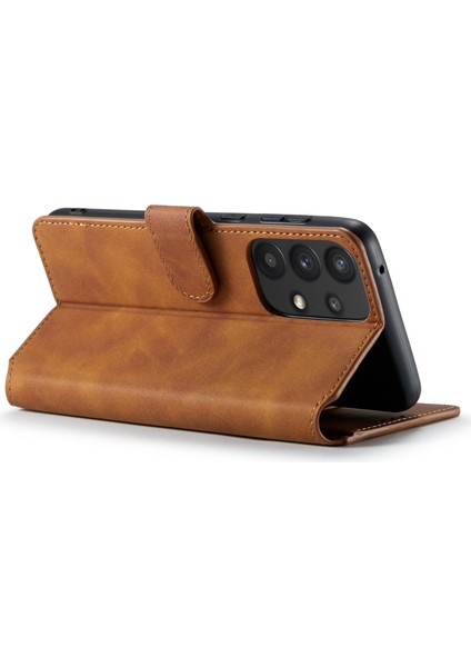 Samsung Galaxy A33 5g Retro Tarzı Manyetik Kapanma Şok Geçirmez Pu Deri Cüzdan Telefon Kasası Stand (Yurt Dışından) fırsatları