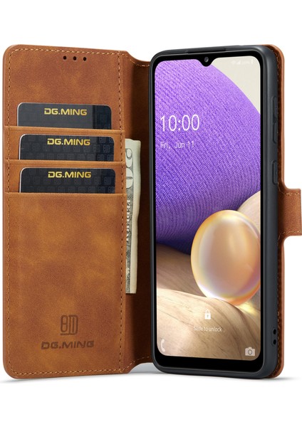 Samsung Galaxy A33 5g Retro Tarzı Manyetik Kapanma Şok Geçirmez Pu Deri Cüzdan Telefon Kasası Stand (Yurt Dışından) indirimleri