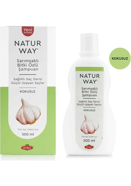 Naturway Sarımsaklı Bitki Özlü Şampuan 500ML