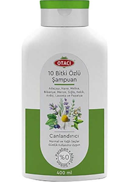 10 Bitki Özlü Canlandırıcı Şampuan 400 ml