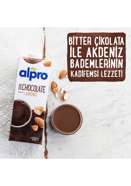 Bitter Çikolata Badem Içeceği 4x1 Lt