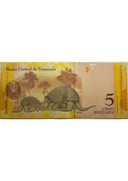 Venezuela 2007 Yılı 5 Bolivares Çil(Unc) Koleksiyon Para fiyatları