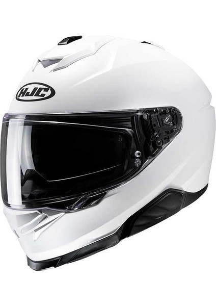 I71 Kask Semı Flat Inci Beyazı