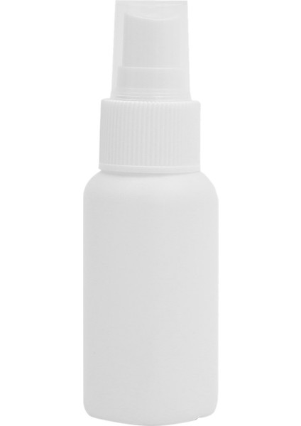 100 Adet - 50ML Plastik Beyaz Boş Şişe, Beyaz Parmak Sprey Valf Aparatlı