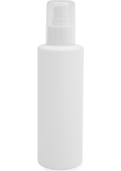 100 Adet - 250ML Plastik Beyaz Boş Şişe, Beyaz Losyon Serum Pompalı
