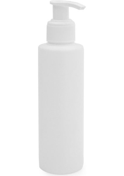 100 Adet - 250ML Plastik Beyaz Boş Şişe, Beyaz Sıvı Sabun Pompalı