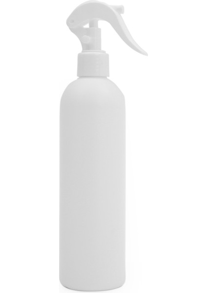100 Adet - 330ML Plastik Beyaz Boş Şişe, Beyaz Mini Triger Sprey Aparatlı